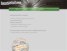 Tablet Screenshot of bensolution.ch